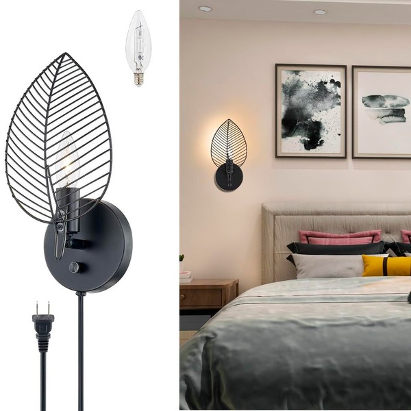 LeeZM Wall Sconces, Wall Lights,Wall lamp,Wall Sconce Plug in Wall