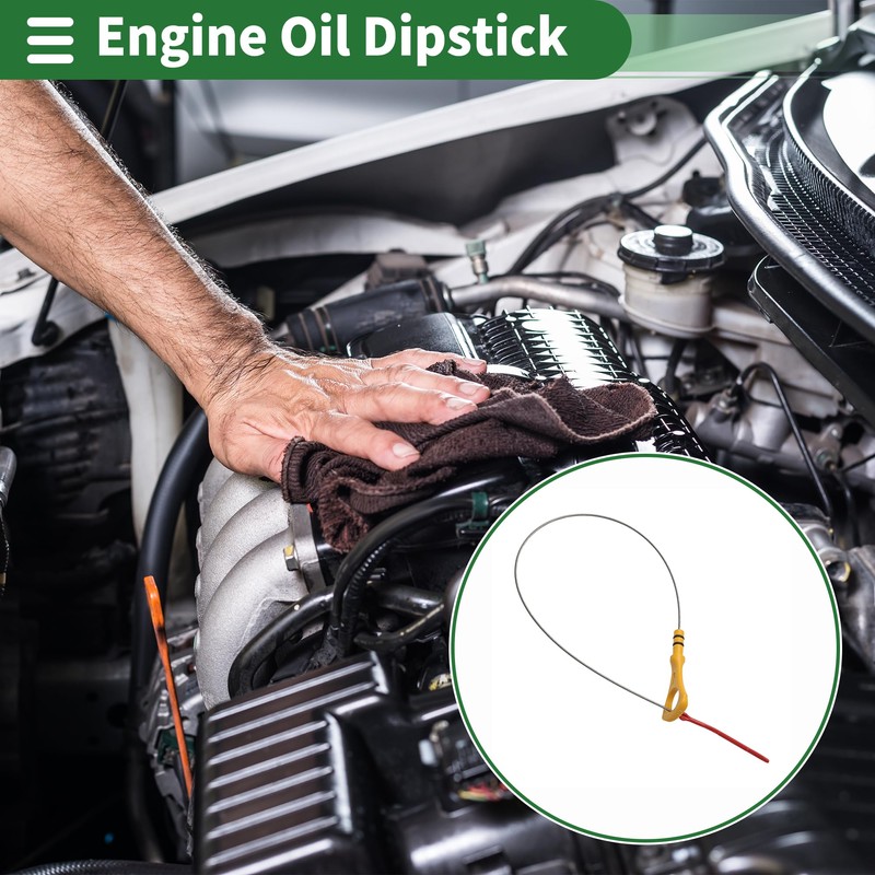 X AUTOHAUX Oil Dipstick Oil Level Dip Stick No.266112F700 for
