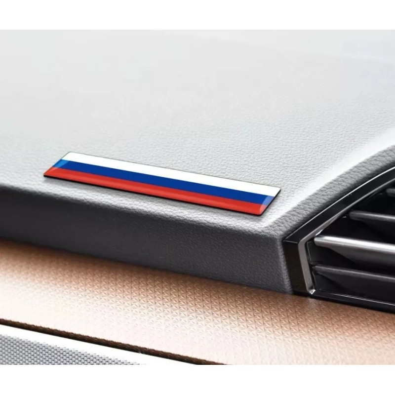 DIGIART INTERNATIONAL ITALY ITALIAN FLAG 3D EPOXY CAR EMBLEM SET