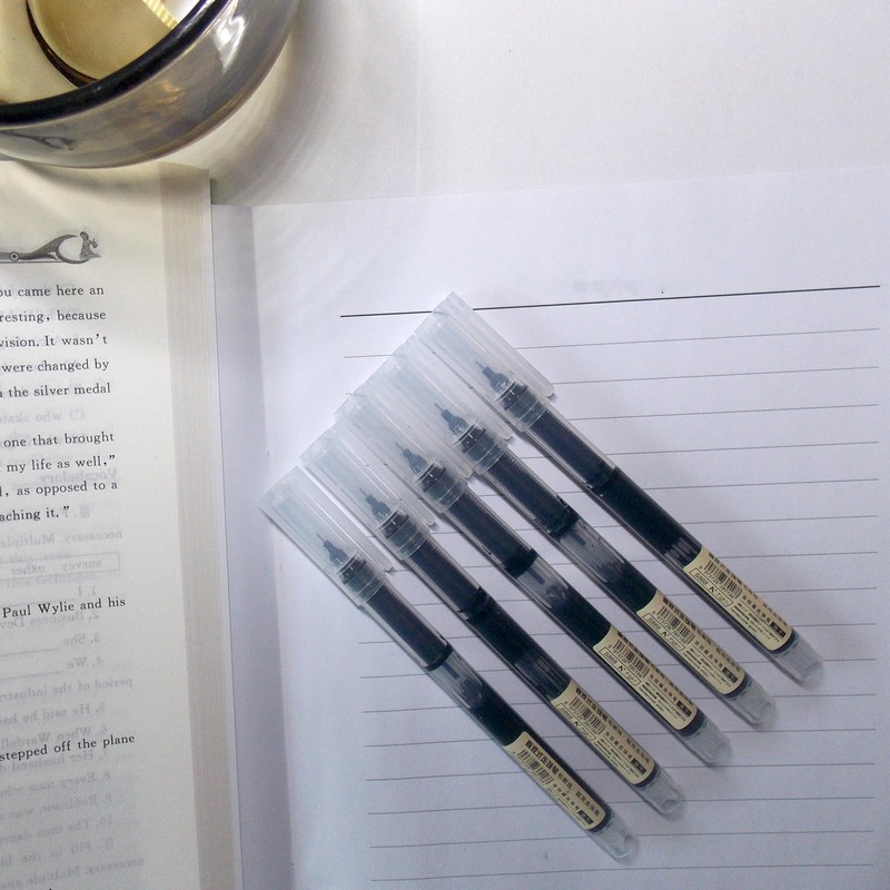 STATIONMATE Gel Pens, 0.5mm Ink Pens Smooth Writing Pens, Quick