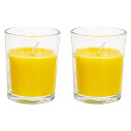 PMS 951033 Glass Jar Citronella Votives | 2pcs. Accessory, Multicolor