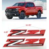 OEM 2pcs 2019-2023 Chevy Silverado Z71 Emblem OEM Fender Gloss