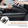 ATNVIDSG Center Console Armrest Box Panel Protect Decorate Covers Compatible
