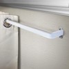 Blu-Pier Tech Heavy Duty Single Rod Standard White 28"-48" Adjustable