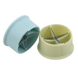 IKAAR Chestnut Cutter Chestnut Opener Nut Cracker Sheller Chestnut Cross Nutcrackers Pack of 2 (Blue + Green)