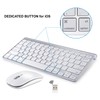 Wireless Keyboard and Mouse Compatible with iMac MacBook Air/Pro (Wireless