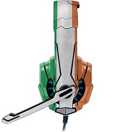 Skinit Decal Skin Compatible with BENGOO G9000 Gaming Headset - Skinit Originally Designed Ireland Flag Distressed Design