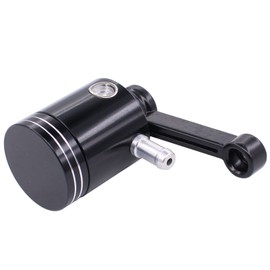 Doo Engy Universal Motorrad Bremskupplung Hauptbremszylinder Bremsflüssigkeitsbehälter Öltank Ölbehälter Satz mit Gummirohr Klemmen und Schraube vorne hinten für alle Motorradmodelle
