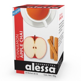 Té Chai, Sabor Manzana Canela, 20 bolsas, 80 grams, 20 bolsa, 1