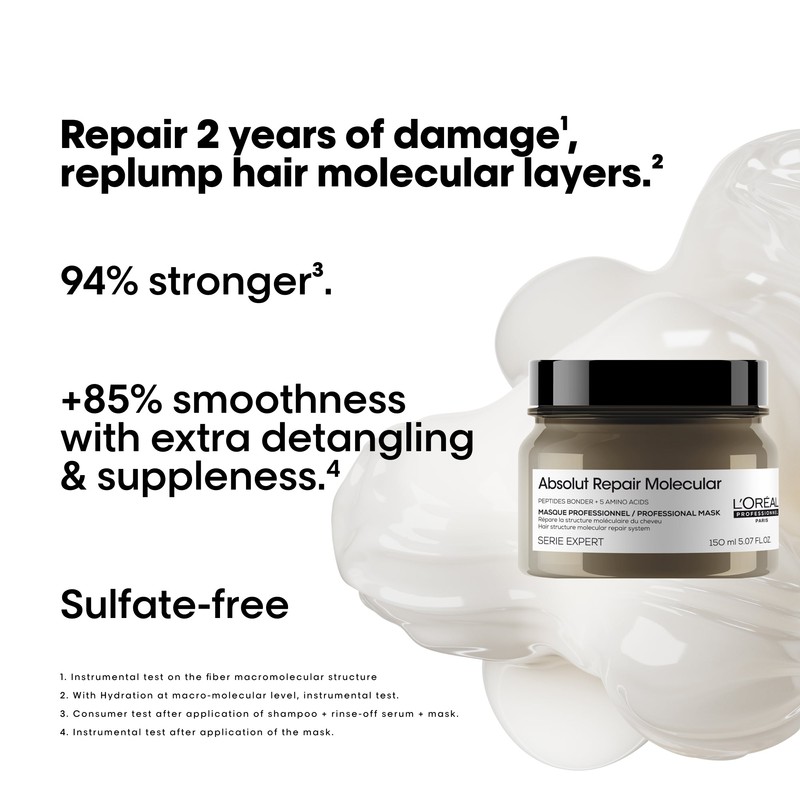 L'Oréal Professionnel Absolut Repair Molecular Rinse-Off Mask 150ml