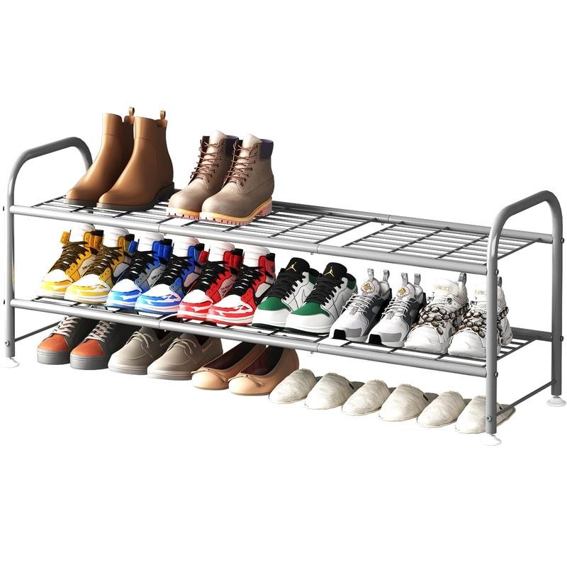 LINZINAR 2 / 3 / 4 Tier Metal Shoe Rack