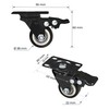 HMF 6710 Heavy Duty Polyurethane Brakes Castors | Pack of