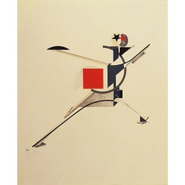 El Lissitzky New Man : El Lissitzky : Archival Canvas Art