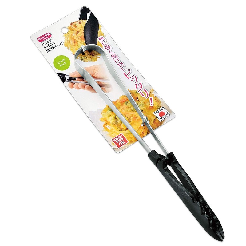 下村 Industrial Taste Food Tufted Nylon Frying Tongs Ant –