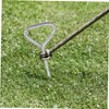 Outanaya 4PCS Heavy Duty Steel Tent Stakes Galvanized Ground Pegs
