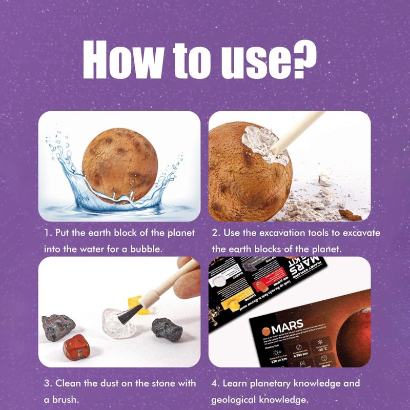 Science Educational Toys Exploring and Excavating Archaeological Toys Birthday Gift