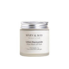Marienmay Vegan Lemon Niacinamide Glow Wash Off Pack 125g / 마리엔메이 비건 레몬 나이아신아마이드 글로우 워시오프팩 125g