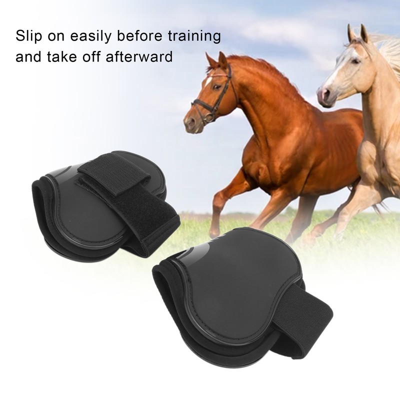 4pcs Horse Tendon Boots Protective Lightweight and Adjustable Boots for