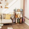 Purse Organizer with Side Hooks and Baskets for Purse Storage,
