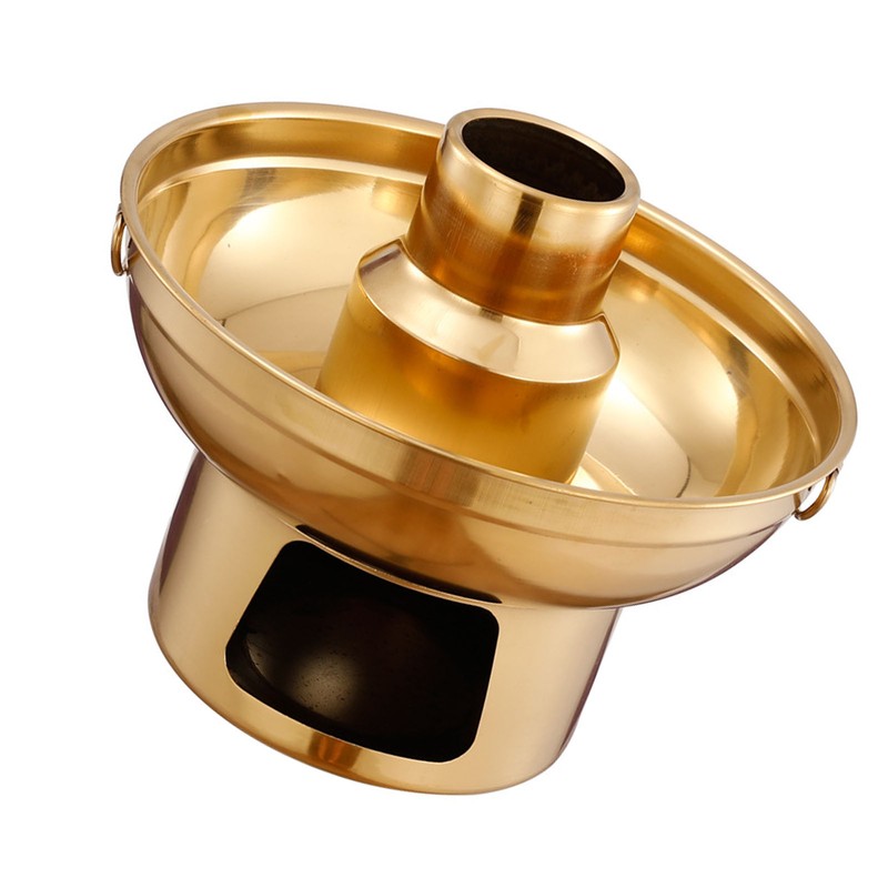 Stainless Steel Dry Ice Hot Pot Light Luxury Exquisite Milk