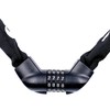 Bosvision 4-Digit Combination Steel Chain Padlock for Bicycle, Motorbike, Scooter.
