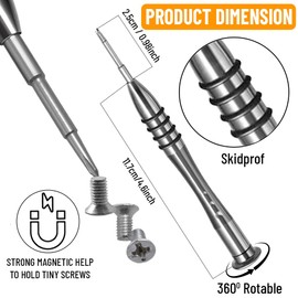 S&L ENTERPRISE Professional 10 in 1 Repair Screwdriver Toolkit for MacBook Pro/Air with Pentalobe 5 Torx T5 / T6 Retina Tri Wing Phillips