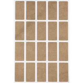 Royal Green Kraft Rectangle Folder File Labels 1.57 inch x 0.75 inch - Color Coding Stickers (40mm x 19mm) - 300 Pack