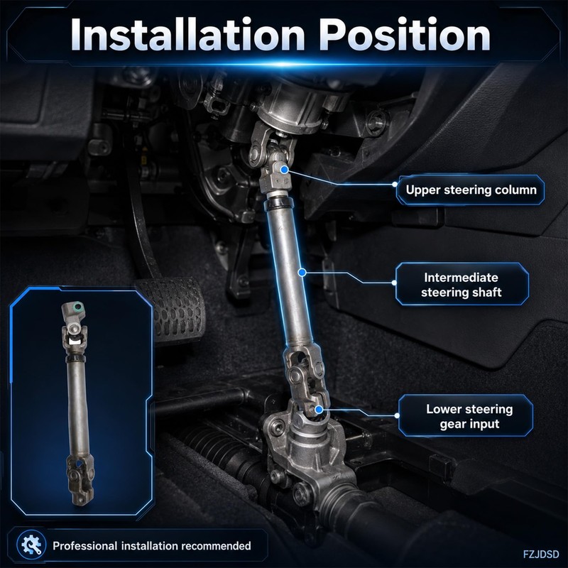 FZJDSD 56400-3X002 Steering Shaft fit for Hyundai Elantra fit for