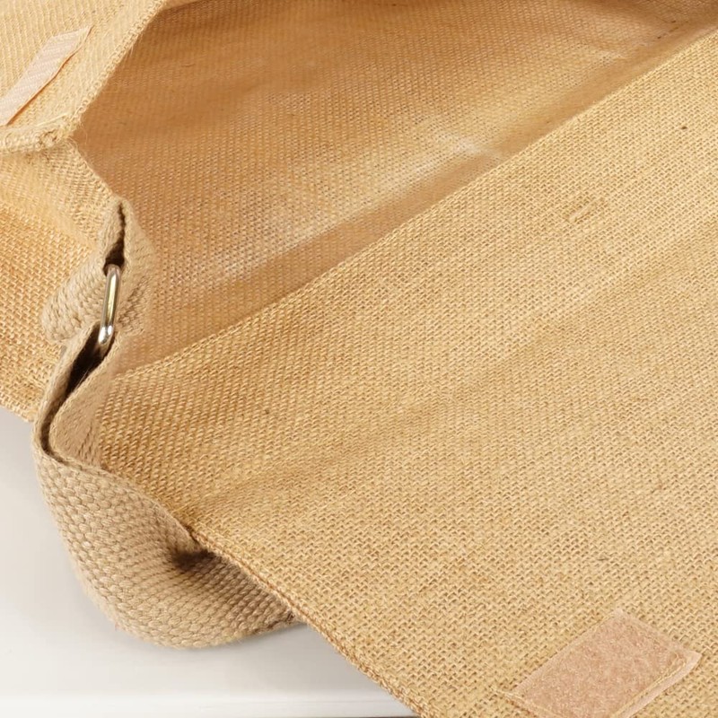Jute statt Plastik Original DB1415B Briefcase, natural