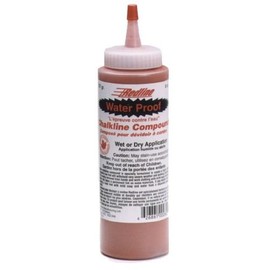 Blackline BL816R Red Water Proof Chalk Line Compound - 8 oz Refill Bottle