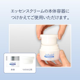 Hihumido Essence Cream Refill 35g Moisturizing Cream with Human-Type Ceramides - 4% Moisturizing, Suitable for Sensitive Skin, Dryness, Low Irritation, Hydration, Moisturizing Barrier Function, Made