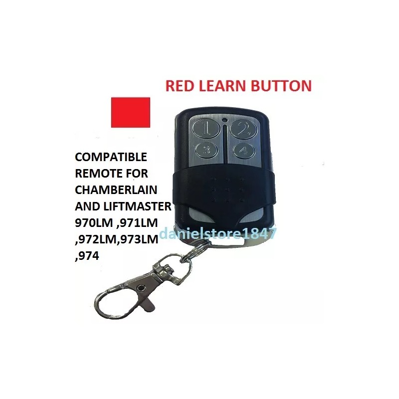 LiftMaster 950CB 956CB Chamberlain Four Button Security + Remote 390mhz