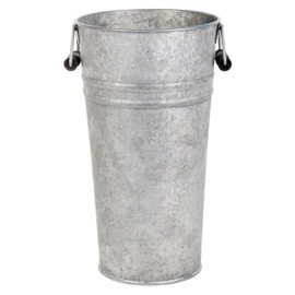 Fallen Fruits OZ33 Large Old Zinc Vase, Silver, Number: 1 Item, 18.600000000000001 x 16.399999999999999 x 30 cm