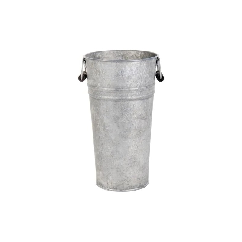 Fallen Fruits OZ33 Large Old Zinc Vase, Silver, Number: 1
