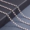COGCHARGER 1 roll 10M Imitation Pearl Beaded Chain Link Cable