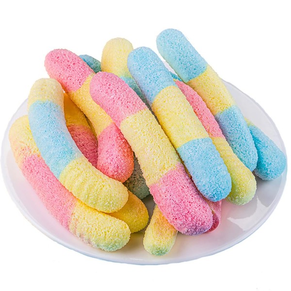 freeze dry candy,Freeze dried gummy rainbow bars 4.23oz/120g, sweet and