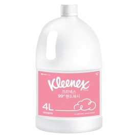 Kleenex 99+ Foam Hand Wash Watery Flower Refill, 1 ea, 4L / 크리넥스 99+ 거품형 핸드워시 워터리플라워 리필, 1개, 4L