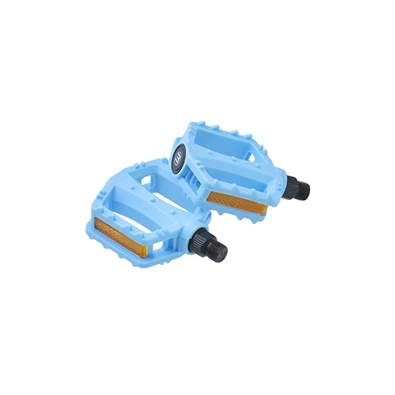 Yotsuba Cycle Bicycle Pedals 1 Set (1 Car) (Light Blue)
