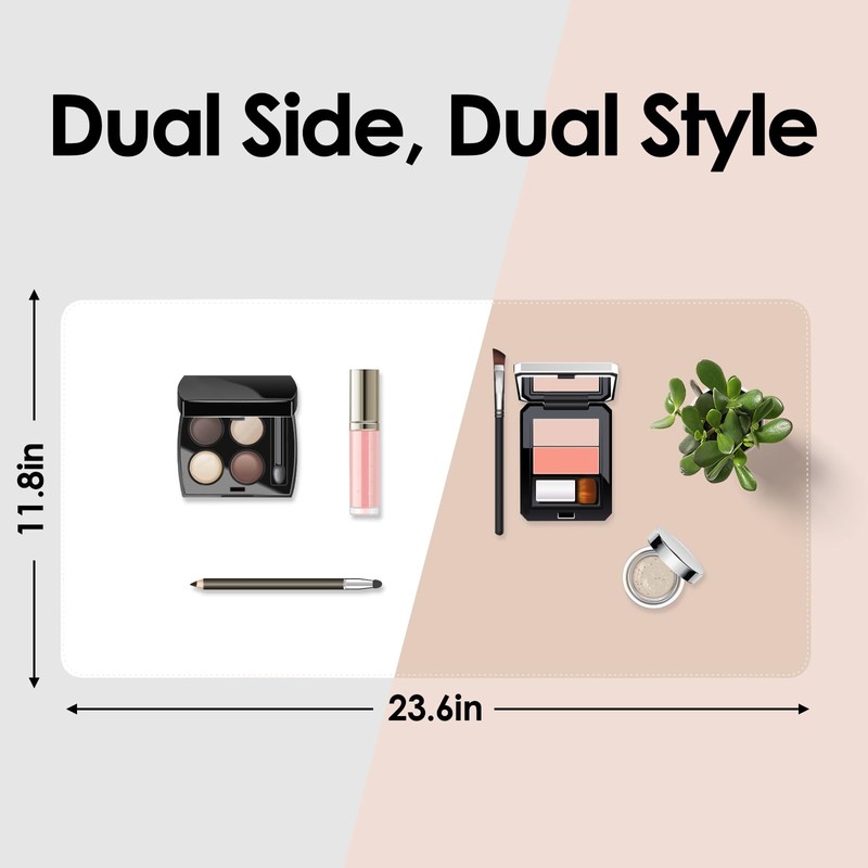 Makeup Mat for Vanity to Protect Desk Top 23.6 x