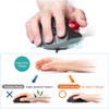 SANWA Wired Ergonomic Trackball Mouse, Optical Vertical Rollerball Mice, Silent