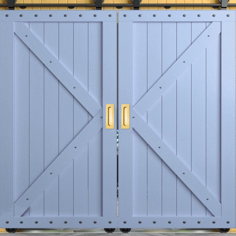 Malimali 7 Inch Large Recessed Finger Flush Pulls for Barn