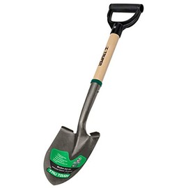 Truper 31196 Tru Tough 19-Inch Short D-Handle Round Point Shovel, 19-Inch Wood