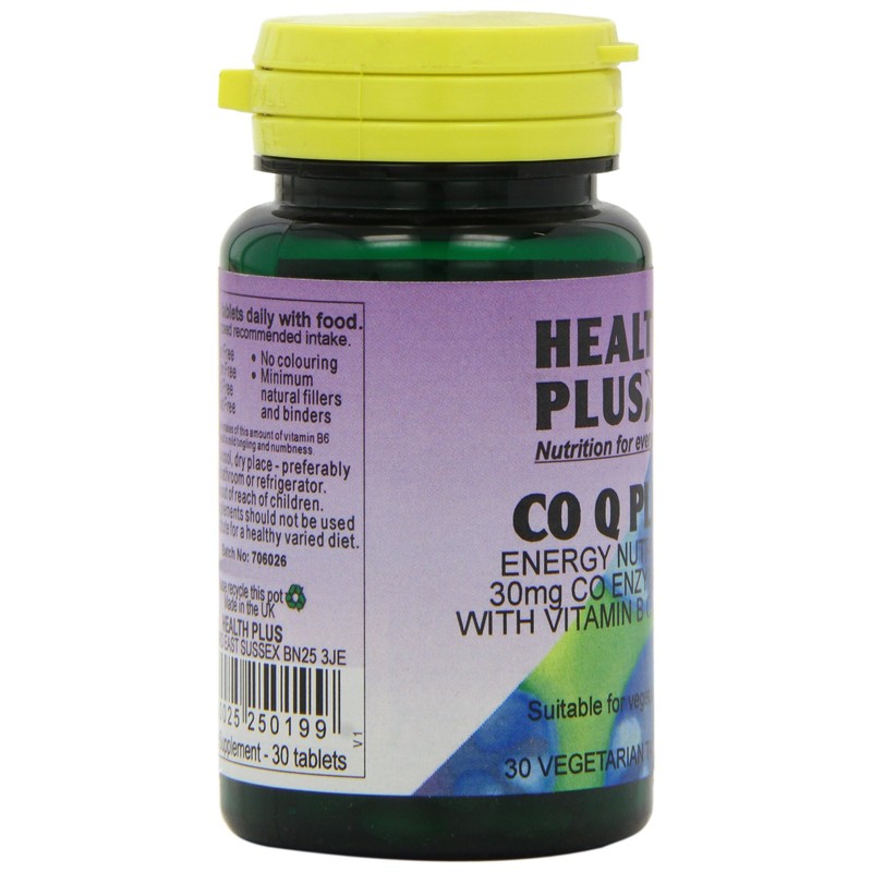 Health Plus Co Q Plus Energy and Antioxidant Supplement With