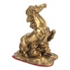 Horse Statue Hand Crafted Fine Workmanship Small Volume Brass Material