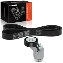 A-Premium Engine Serpentine Belt Drive Kit with Idler Pulley Compatible with Volkswagen Jetta 2005-2010, Golf 2010-2014, Rabbit 2006-2009 - DOHC L5 2.5L, with Air Condition