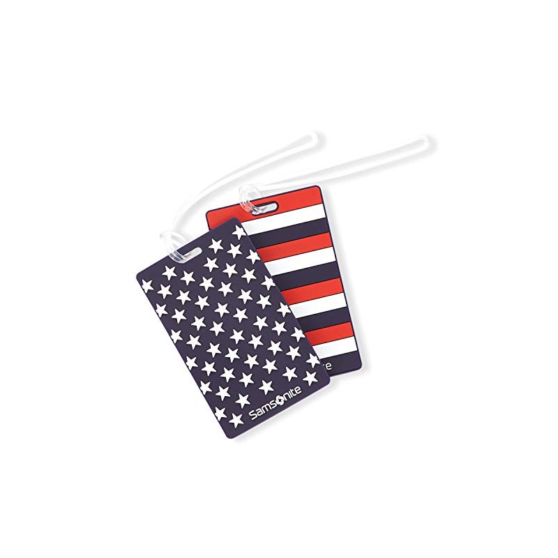 Samsonite Designer Luggage ID Tag, Stars & Stripes, One Size
