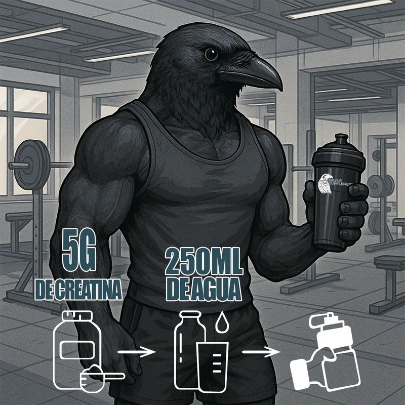 Creatina Monohidratada En Polvo 1kg Corvus Varios Sabores