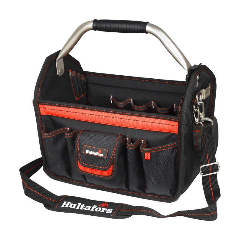 Hultafors Work Gear HT5587 Open-Top Tool Carrier, 32 Pockets, Heavy