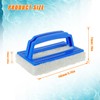 HUAREW Hand-Held Sponge Swimming Pool Scrub Brush, Ideal for Pool