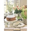 Buttercup China 8-Inch Fine Bone Coupe Plate Set of 6